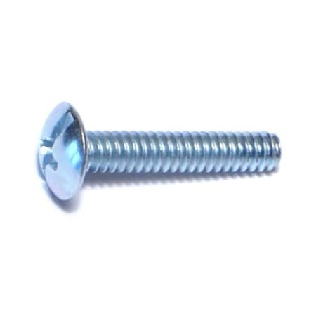 Midwest Fastener #6-32 x 3/4 in Combination Phillips/Slotted Truss Machine Screw, Zinc Plated Steel, 100 PK 01961